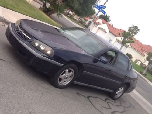 2002 chevrolet impala base sedan 4-door 3.4l no reserve