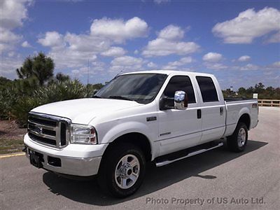 01 ford f250 turbo diesel lariat 4x4 crew cab florida carfax truck 7.3l leather