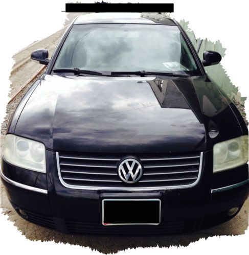 2004 volkswagen passat gls sedan 4-door 2.0l black 160k miles tdi diesel vw