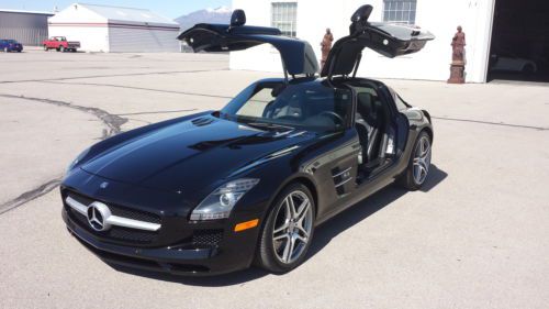 Black 2011 mercedes sls amg