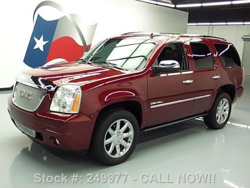 2011 gmc yukon denali awd 7-pass sunroof nav dvd 47k mi texas direct auto