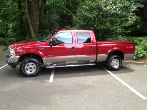 2003 ford f-250 super duty lariat crew cab pickup 4x4 7.3l powerstoke diesel