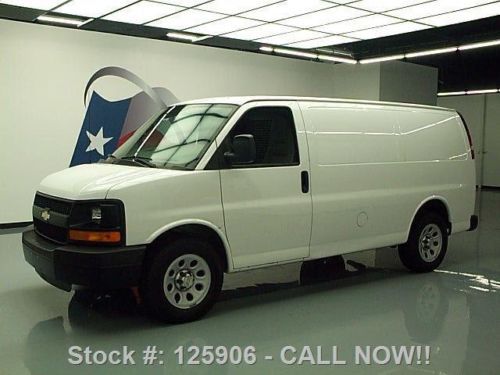 2010 chevy express 1500 cargo van 4.3l v6 partition 55k texas direct auto