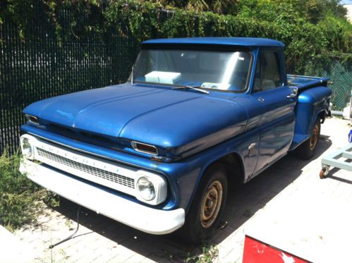 Rare 1963 chevrolet c20 stepside pickup, manual, original, 6 cylinder, project