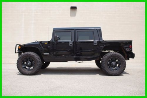 1999 hummer h1 hardtop, black on gray, 38&#034; toyo tires, 6.5lturbo diesel, $59,888