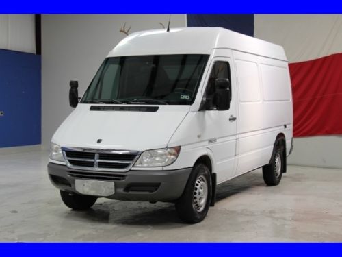 2006 dodge sprinter one-owner 2.7l diesel cargo van extended 140wb fresh service