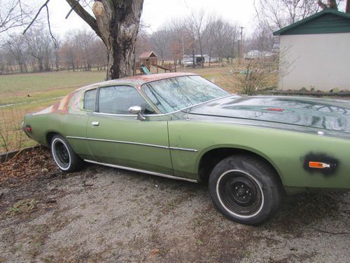 1973 dodge charger 440 six pack car solid project! no reserve!!!