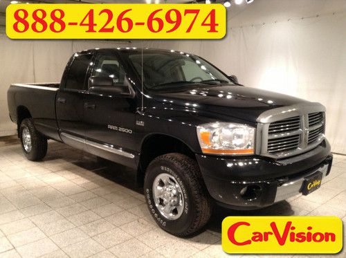 2006 dodge ram 2500 laramie 4dr quad cab 4x4 8' bed leather alloys 5.7l v8