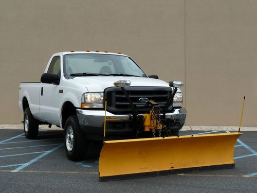 ~~04~ford~f-250~super~duty~5.4l~snow~plow~auto~xl~nice~no reserve~~