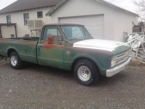 1967 chevrolet c-10 pickup truck hotrod rat rod shop truck  327 v8  posi rearend