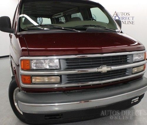 We finance 98 chevy conversion van sofabed quad captains chairs cd stereo 99k v8