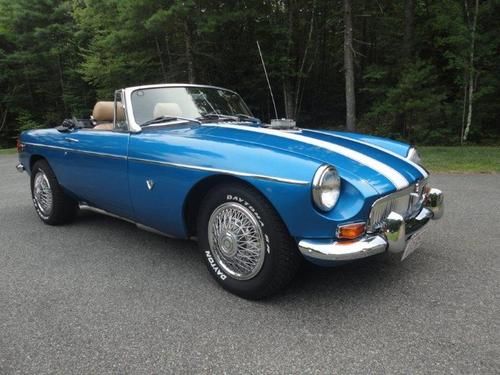 1977 mgb v8 302 convertible (race, street, kit, mg, custom)