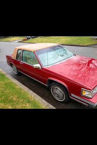 1987 cadillac deville base coupe 2-door 4.1l