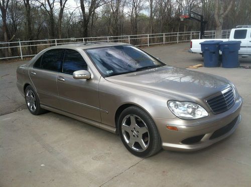 2004 mercedes benz s500 w/ amg sports package; 4 door; 5liter; 7 speed automatic