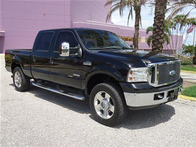 Lariat leather diesel 4x4 20s alloys crew short xnice truck fl