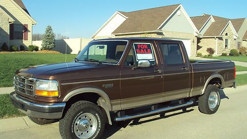 1997 ford f-250 xlt crew cab pickup 4-door 7.3l