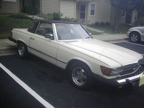 1981 mercedes benz 380sl unique brown and cream combo  $1800   --