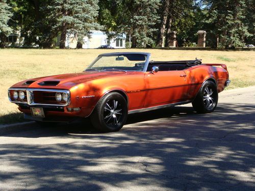 1968 pontiac firebird convertible no reserve!!!