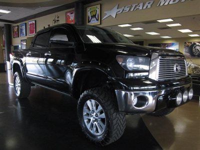 2012 toyota tundra crewmax limited 4x4 black navigation back up camera sun roof