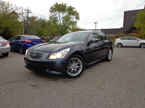 Infiniti g35x sport awd navi rrcam no reserve rebuilt salvage 07 08 09 2010 2011