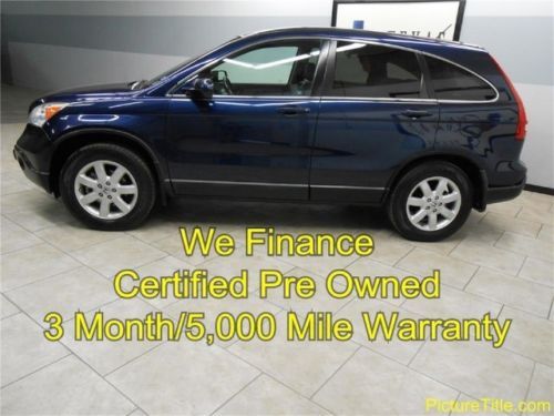 07 crv ex-l 4x4 leather heated seats tv dvd warranty finance texas