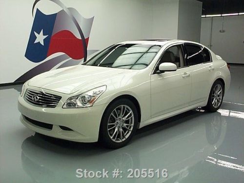 2008 infiniti g35 sport sedan 6-spd sunroof htd leather texas direct auto