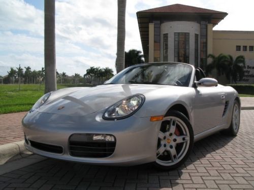 2005 porsche boxster s roadster 1 owner fl clean carfax 6 speed heated seats