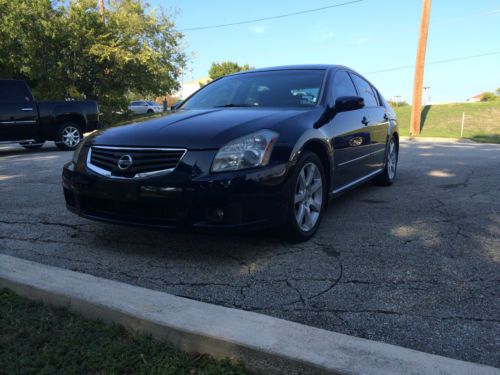 2007 nissan maxima se 3.5l fwd 4-door sedan blue