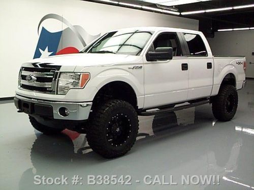 2013 ford f150 crew 4x4 5.0 v8 lifted leather 6pass 17k texas direct auto