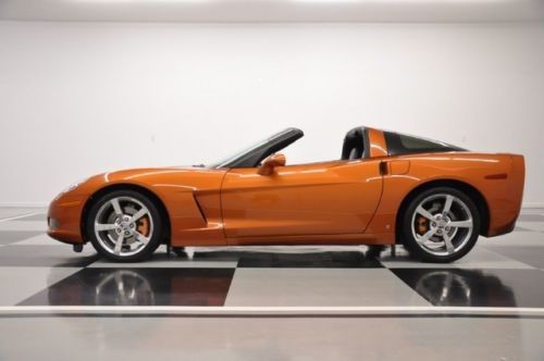 Must see unique 1 owner orange 2009 corvette black 430hp 08 10 11 automatic sale