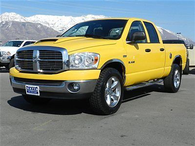 Dodge ram crew cab shortbed slt bighorn 4x4 hemi leather auto tow custom