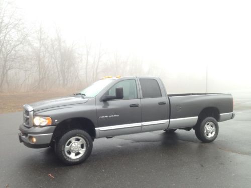 Dodge ram 3500 quad slt crew pickup  5.9l l6 dir cummins turbo diesel no reserve