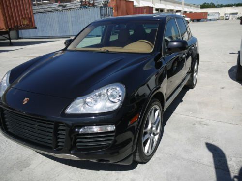 2008 cayenne turbo, black, low miles, great condition