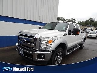 11 f250 crew cab lariat 4x4, 6.2l v8, auto, leather, navi, clean 1 owner!