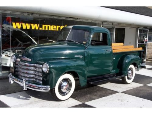 1949 chevrolet 3100 pickup 3 speed manual 2-door truck