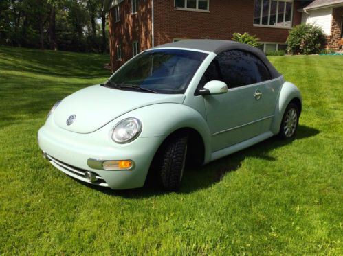Purchase used VW Beetle Convertible - Light Blue in Kalamazoo, Michigan ...