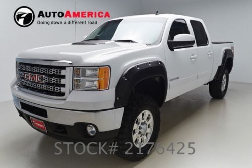 2012 gmc sierra 2500hd 4x4 slt lifted 6.6l diesel rearcam bedliner one 1 owner