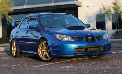 2006 subaru wrx sti - very clean with custom subaru blue rally paint job