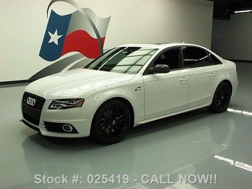 2012 audi s4 3.0t quattro premium plus awd sunroof nav texas direct auto