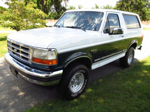 1993 bronco **only 80k actual miles!**survivor! 100% original paint! 5.8 liter