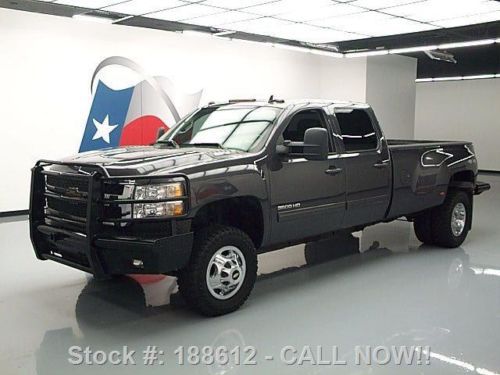 2011 chevy silverado 3500 lt crew 4x4 diesel dually 61k texas direct auto