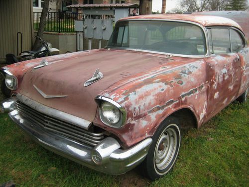 57 chevy bel air 2 door hard top