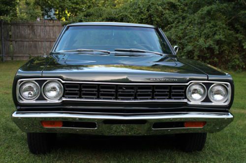 1968 plymouth road runner hemi track pack rotissere restored