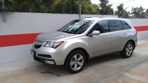 2012 acura mdx  tech package, navigation, 9k miles, private owner, clean title