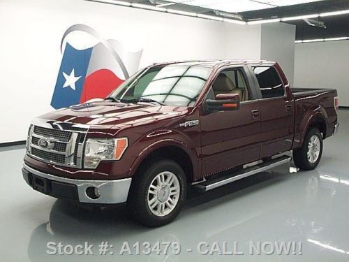 2010 ford f-150 lariat crew cab climate leather 65k mi texas direct auto