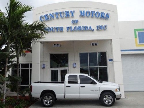 2004 dodge ram 1500 4dr quad cab 160.5 wb 4wd slt 1-owner