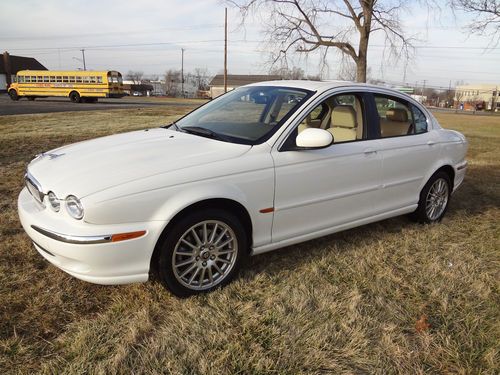 2008 jaguar x-type_3.0l_awd_moon_fogs_leather_cd_bluetooth_rebuilt_no reserve