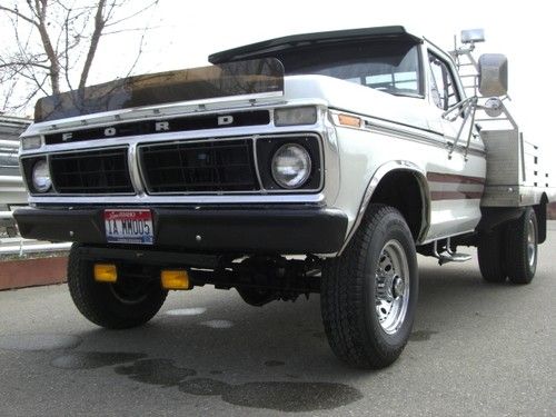 1974 ford ranger 4x4 dually highboy flatbed