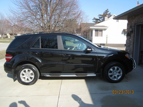 2006 mercedes-benz ml350 awd,navigation,sunroof,video system,wood grain,run