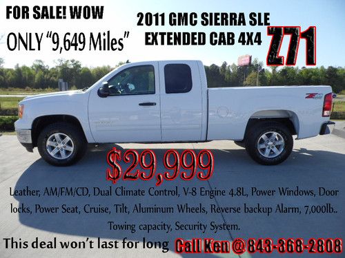 2011 gmc sierra 1500 sle z71 extended cab 4x4